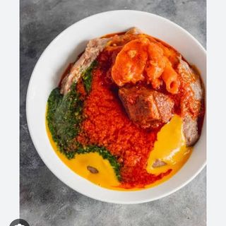 Ewedu, Gbegiri & Stew Only