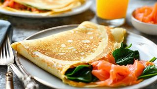 Crêpe con Prosciutto Crudo e Mozzarella