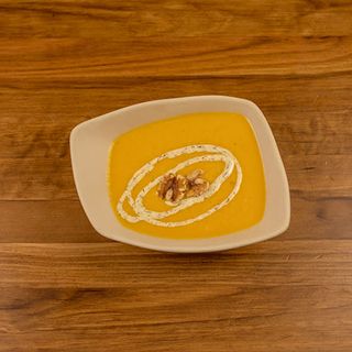 Crema de calabaza y jengibre 