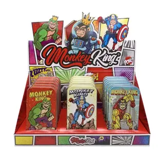 Caja metálica / Cenicero portátil SUPERHERO - Monkey King (DISEÑO AL AZAR)