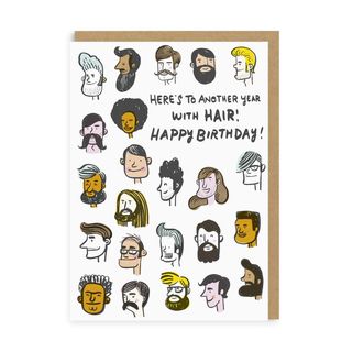 Postal Here's To Another Year With Hair