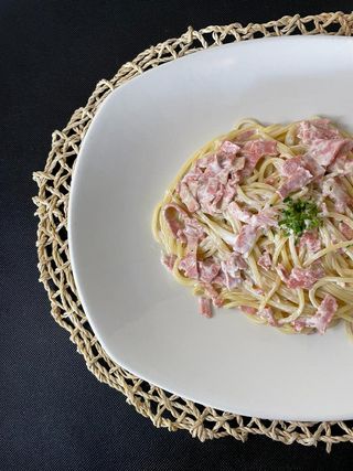 Vega spaghetti carbonara