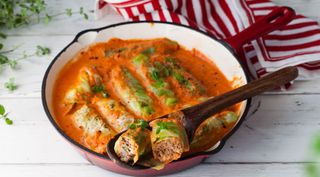 Zestaw obiadowy #3 (Gołąbki, puree,surówka z kapusty)