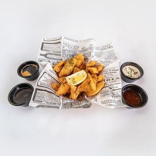 (MEDIA RACION)    Pollo crujientes 