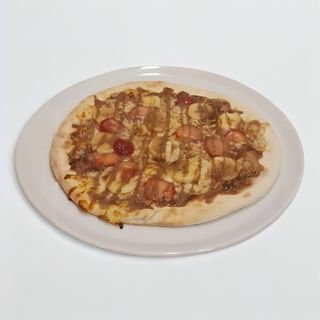 Pizza Doce de  Banana e Canela