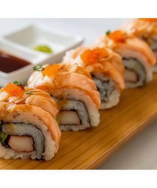 Aburi Salmón Roll (4 Pzs.)