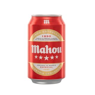 Lata Mahou 5 estrellas 