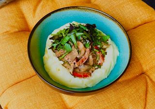 Біфстроганов з овочами