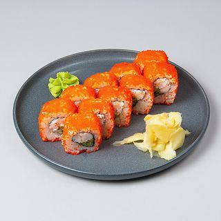 Роллы "Калифорния" с креветками  (10 шт.)