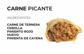 Empanada de ternera picante