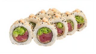 G Каліфорнія з тунцем в кунжуті рол (0.22)