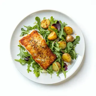Dorada con ensalada