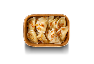 Вареники з картоплею та сметаною