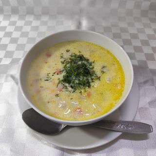 Ciorba  de pui a la grec