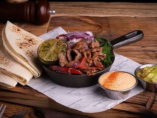 Beef steak fajita