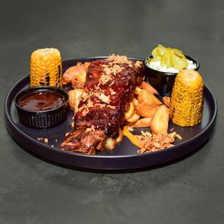 Coaste de porc cu sos Bbq