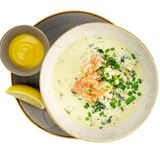 Окрошка з лососем (300г)