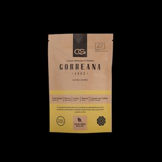 Infusão Chá Verde, Menta, Limão, Canela e Stevia