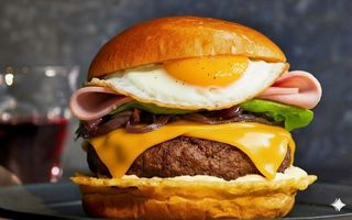 Hambúrguer Misto com Ovo