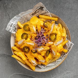 Loaded SHTO fries & chicken