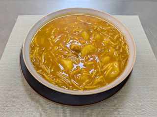 Cazuela de fideos con jibia