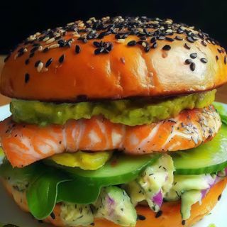 Brioche De Salmón Aguacate