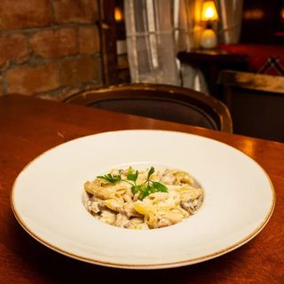 Penne cu pui si ciuperci