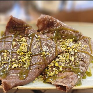 Clatite cu cacao si fistic