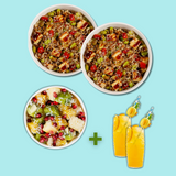 2 Tofu Bowls + Fruit Bowl + 2 Limonade la alegere