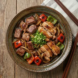 Pan Fried Beef
