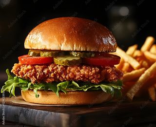 Hamburguesa hot & spicy kick