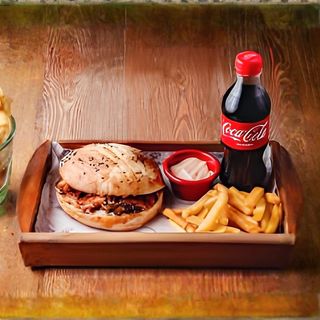 Комбо сендвіч зі свинини