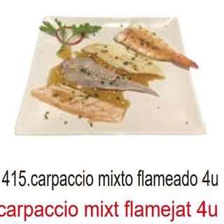 415.carpaccio mixto flameado 8u
