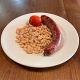 Butifarra con judías secas