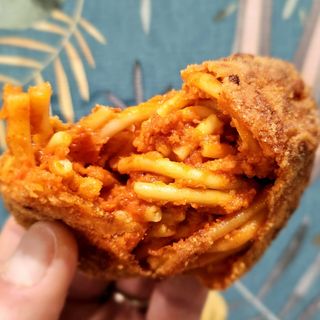 supplì di pasta Amatriciana