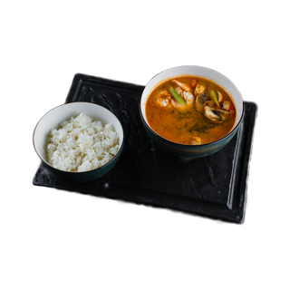 Том Ям с креветками 