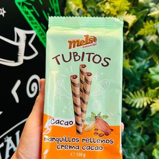 TUBITOS WAFER DE CACAO