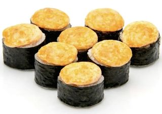 Ролл с крабом запеченный