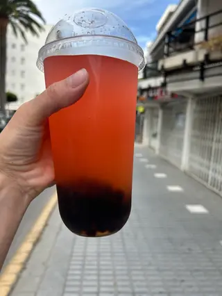 Té lichi fresa