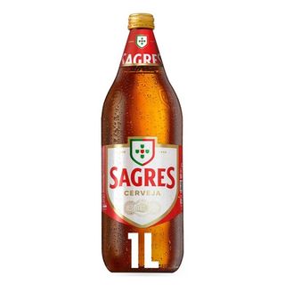 Cerveja Com Álcool Sagres Garrafa 1 L