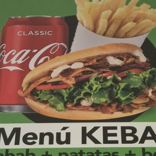 Menú Döner Kebab De Ternera