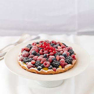 crostata cioccolato more e lamponi