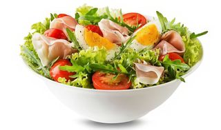 Insalata con prosciutto cotto