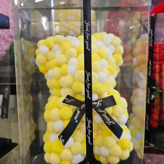 Teddy pon pon giallo