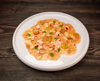 Carpaccio din creveți slab sărați