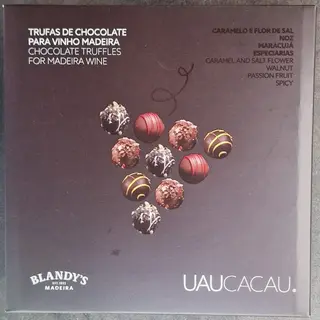 Caixa Bombons Trufas De Chocolate Para Vinho Madeira