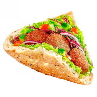 Kebab Wegetariański Falafel w bułce mały