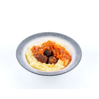 Тефтели с пюре