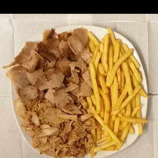 plato kebab carne