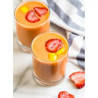 Mango and Strawberry Smoothies